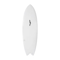 Misfit Beach Cloud Twin Fin EPS Surfboard - Primitek - Futures WHITE 5-8