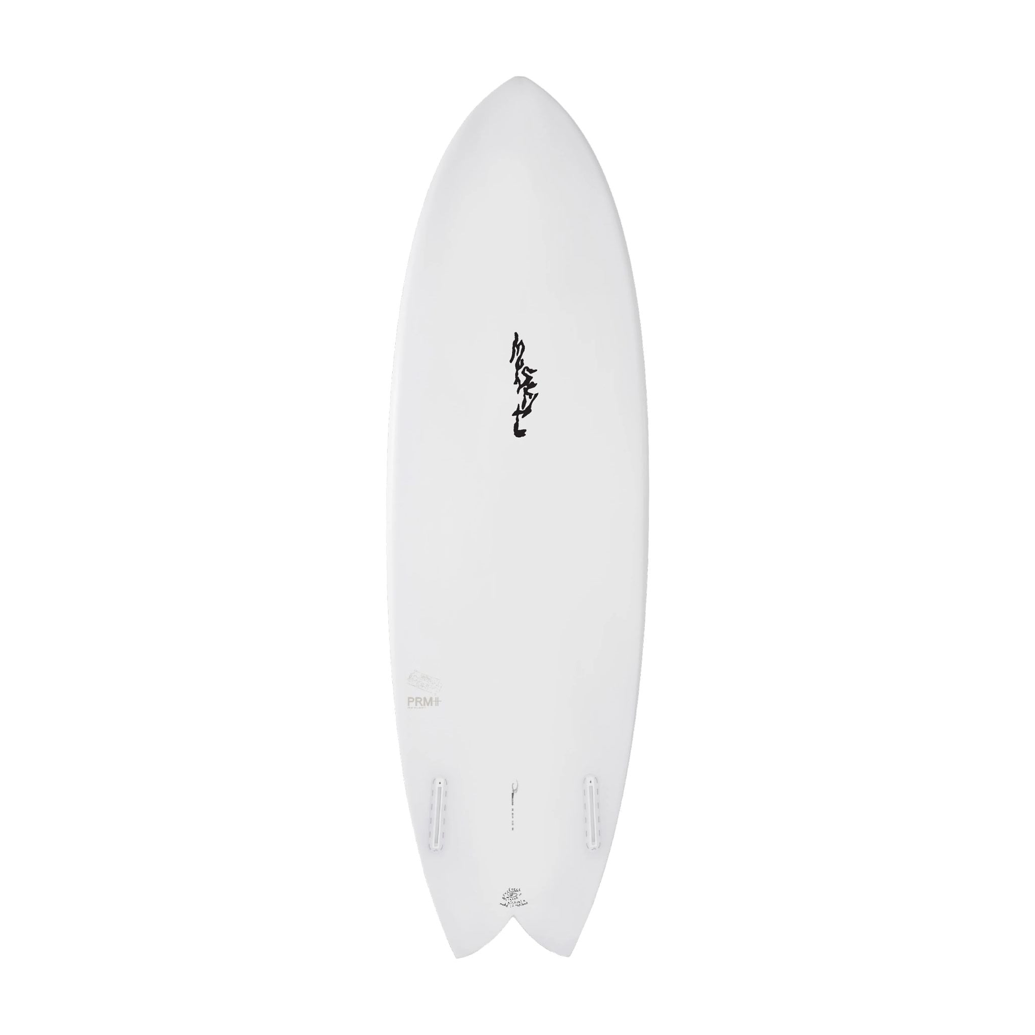 Misfit Beach Cloud Twin Fin EPS Surfboard - Primitek - Futures WHITE 5-8