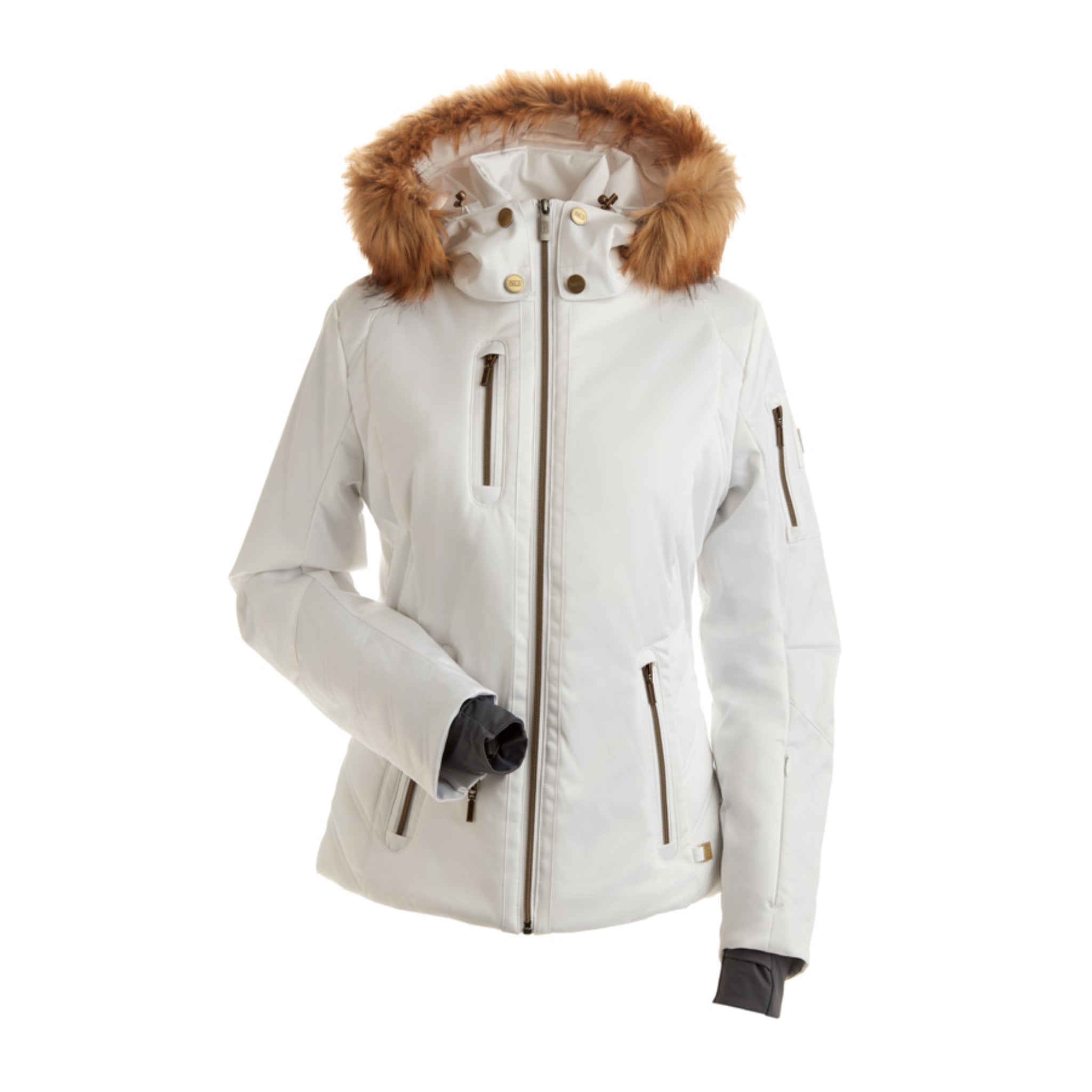 Fur hood snowboard jacket sales