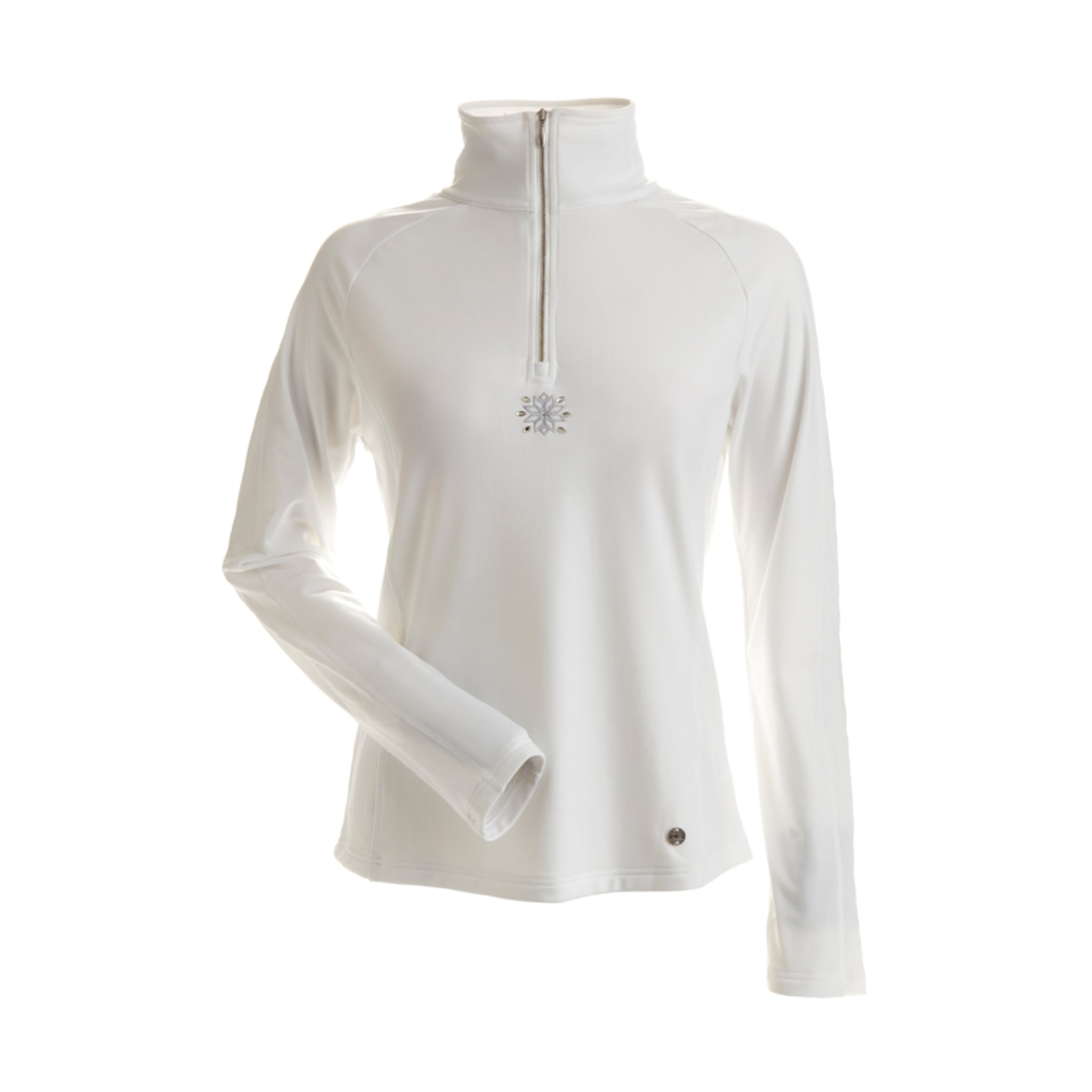 Nils Lisie T-Neck - White