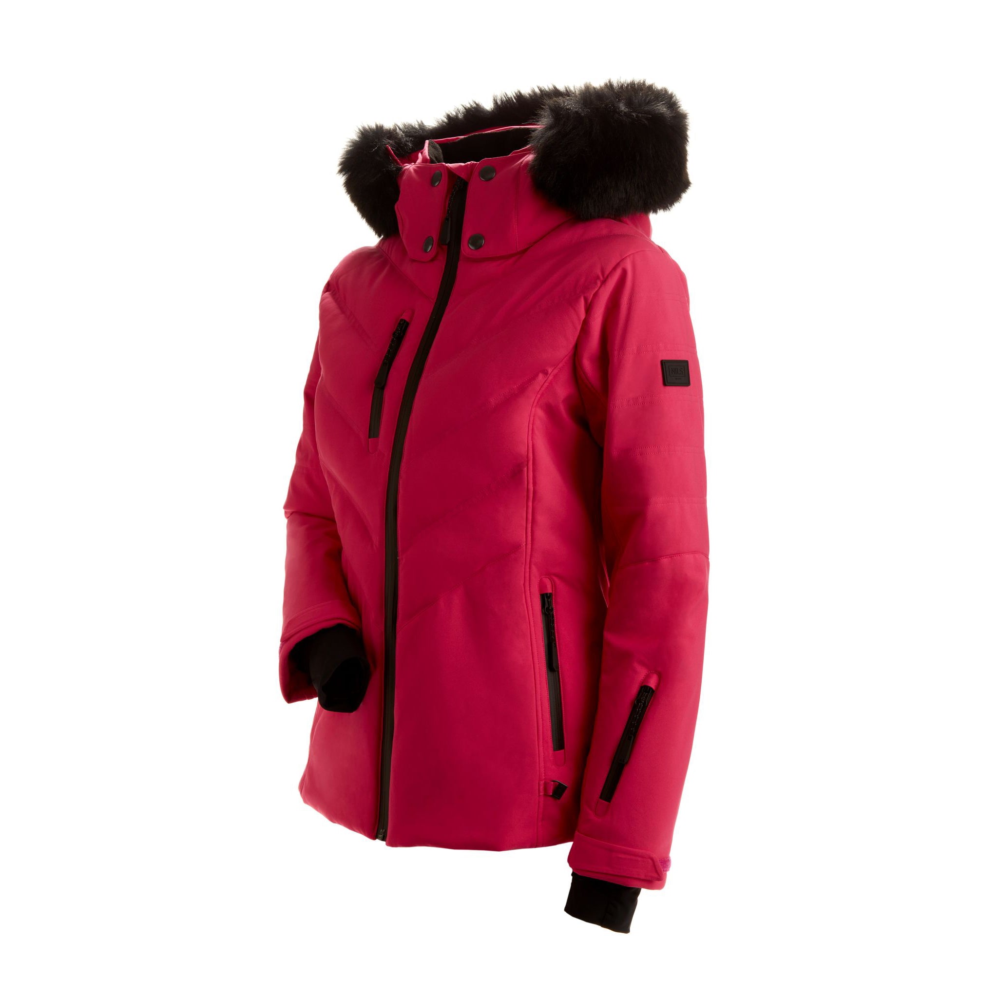 Nils Sundance Faux Fur Snow Jacket - Apricot