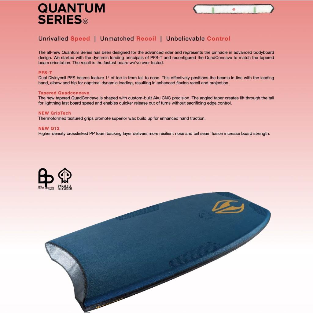 NMD Ben Player XXV Quantum Quad WIFLY PFST PP Quad Concave Bodyboard
