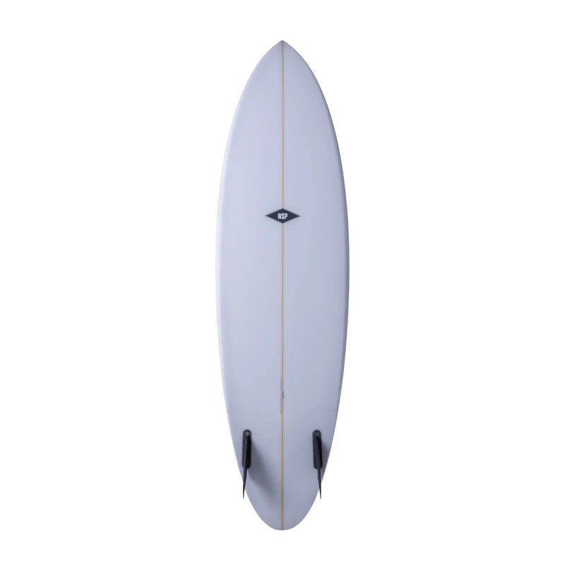 NSP Gemini Twin Fin Surfboard - PU - Futures BLUE 6-6
