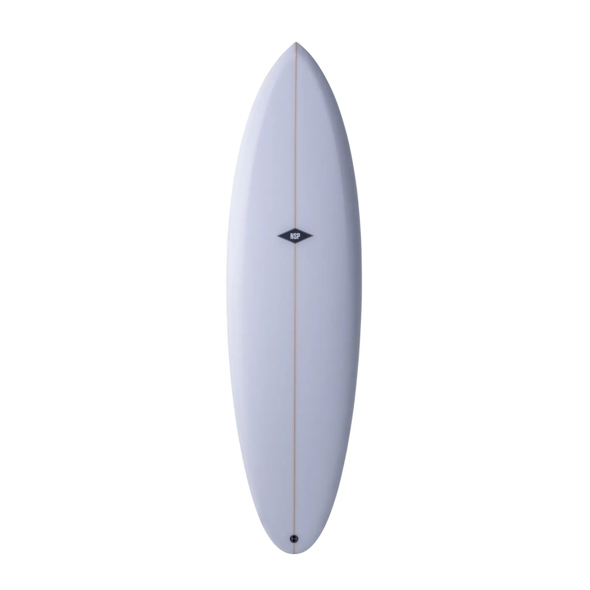 NSP Gemini Twin Fin Surfboard - PU - Futures BLUE 6-6