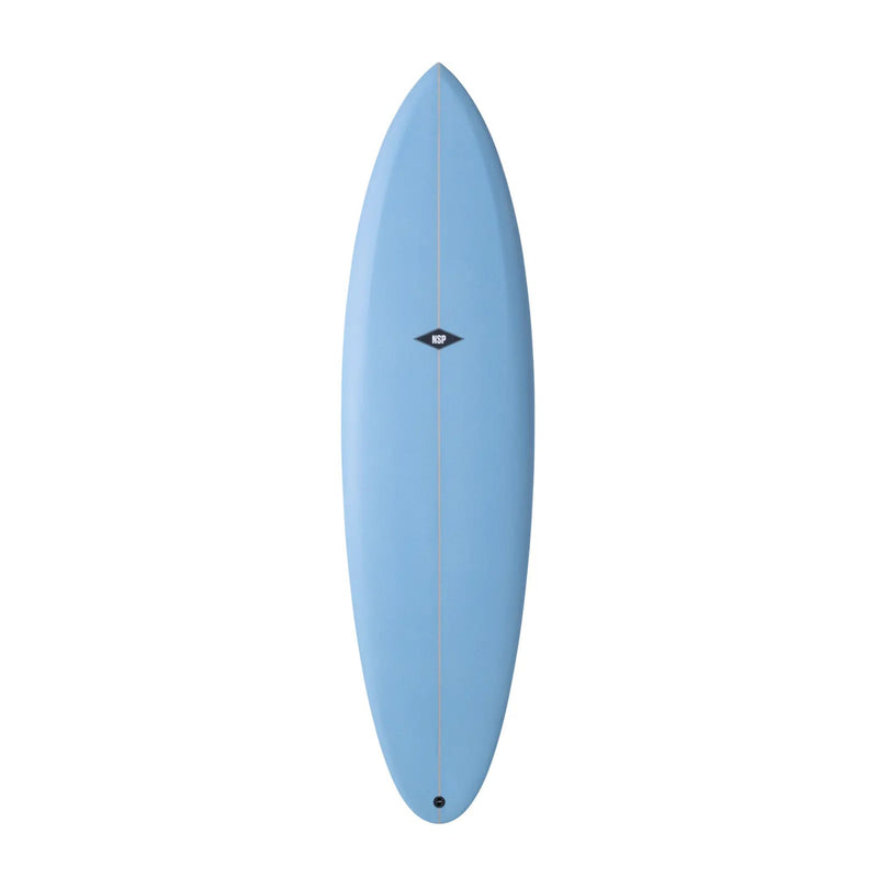 NSP Gemini Twin Fin Surfboard - PU - Futures BLUE 6-6