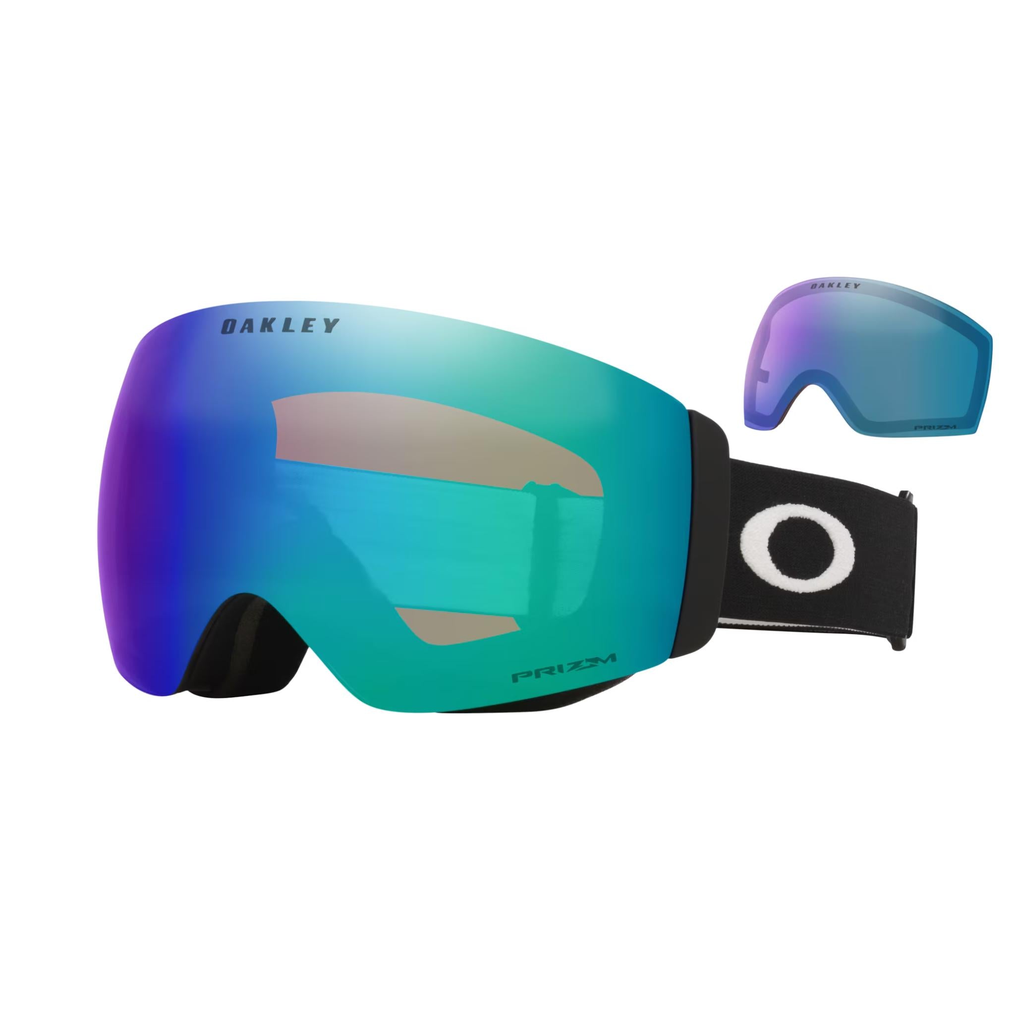 Oakley Flight Deck Pro M Goggle Matte Black W/ Prizm Argon + Prizm Iced Iridium