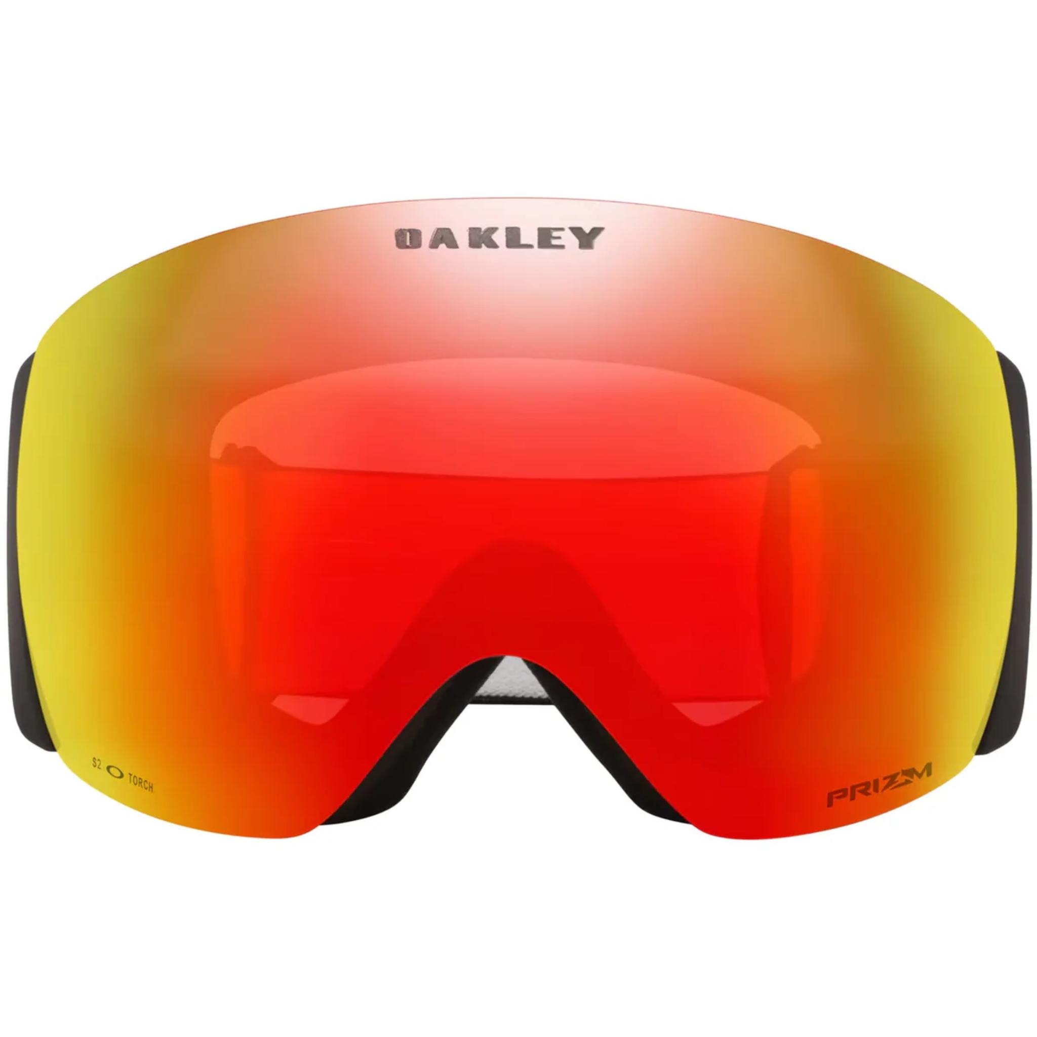 Oakley Flight Deck Pro L Goggle Matte Black W/ Prizm Torch + Prizm Iced Iridium