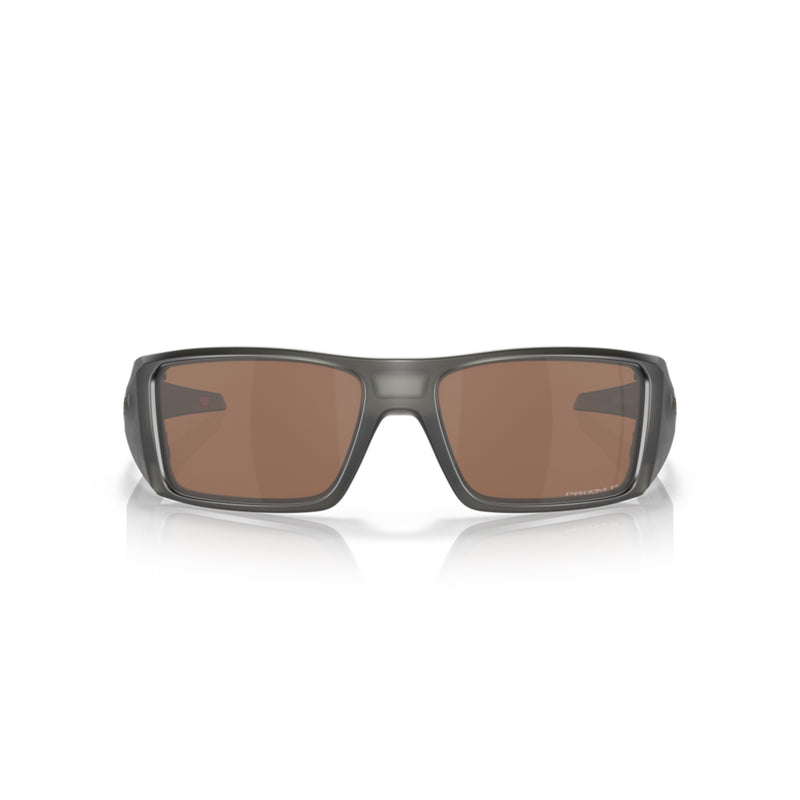 Oakley Heliostat Sunglasses Matte Grey Smoke W/Prizm Tungsten Polarised