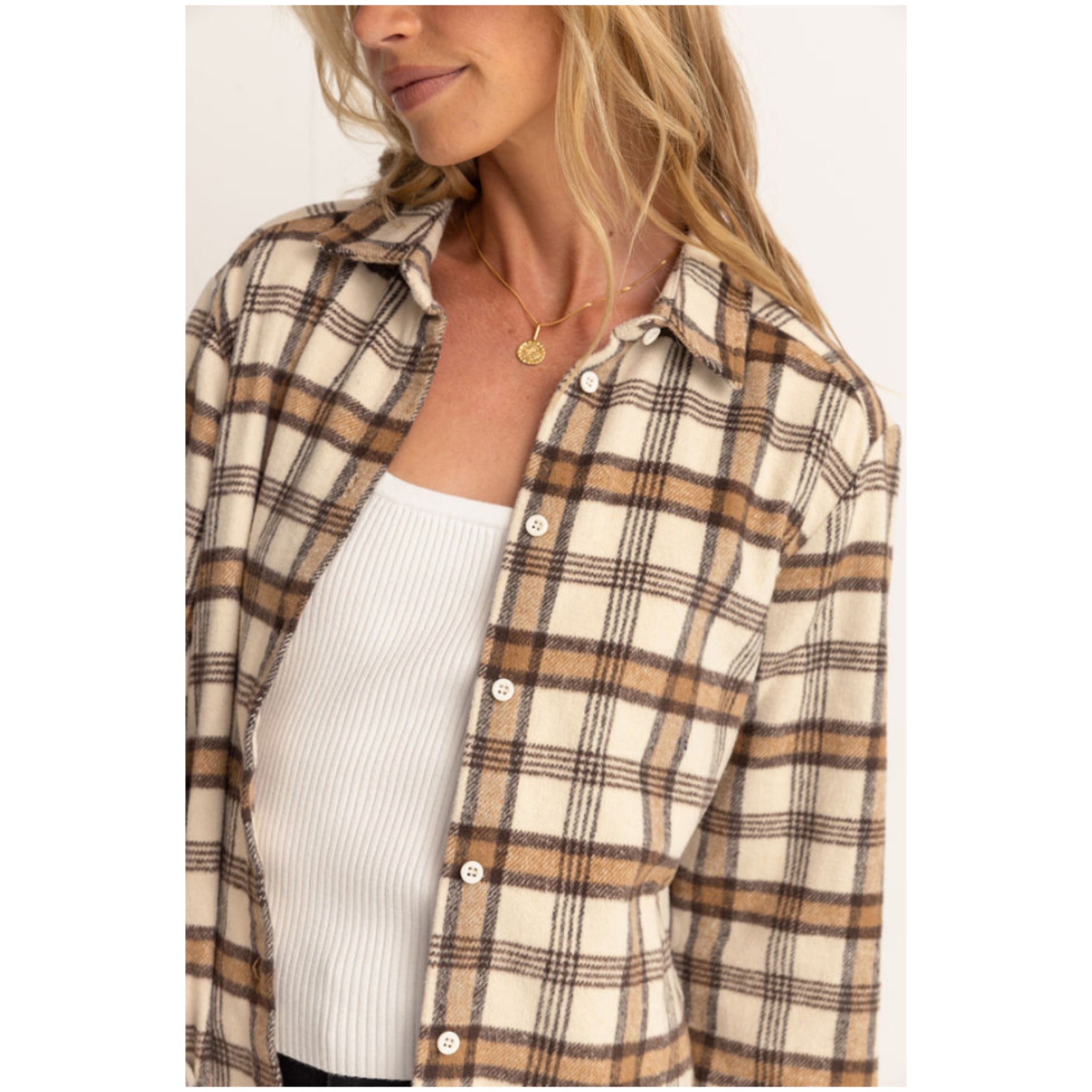 Rhythm Ocean Side Flannel Shirt