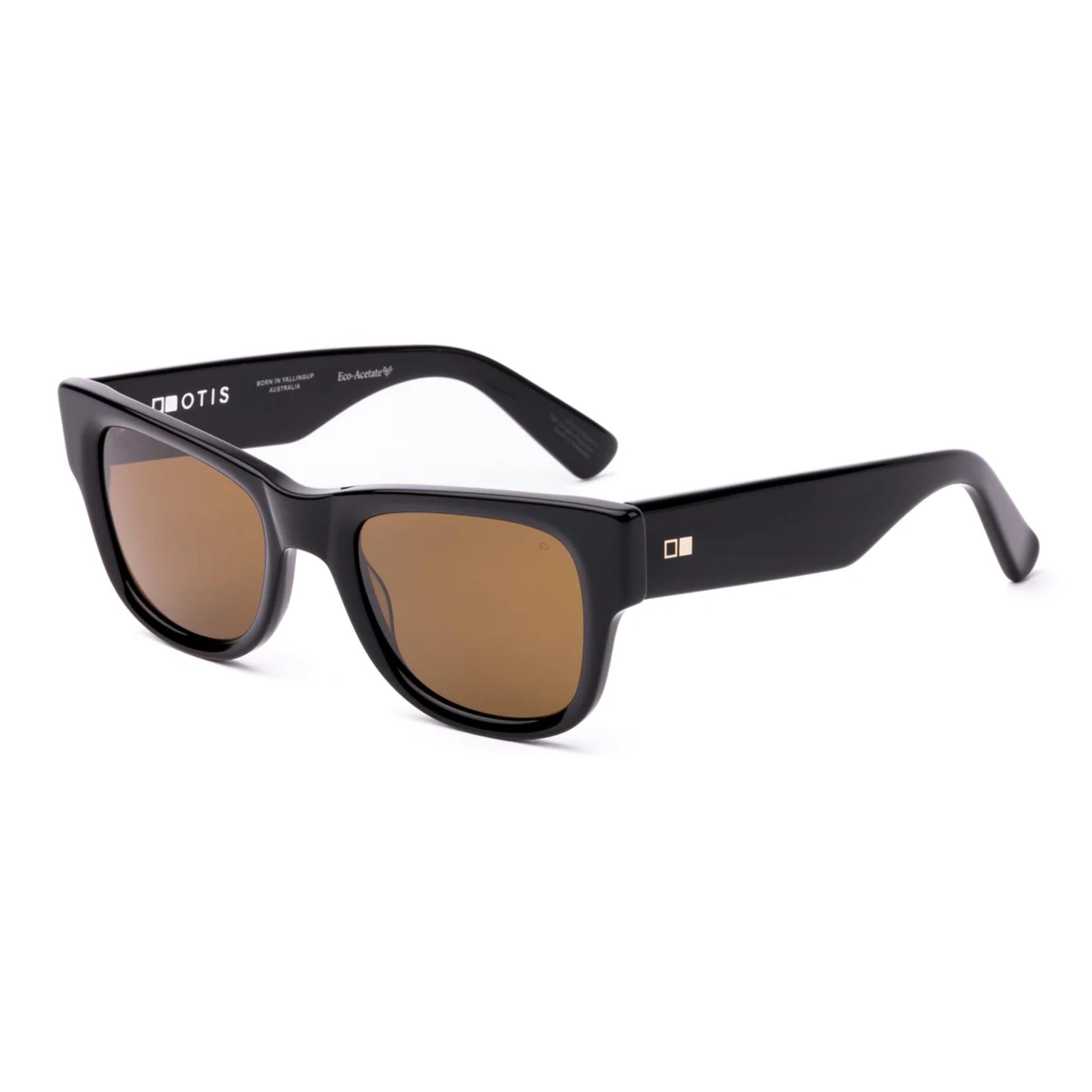 Otis Hurricane Sunglasses - Eco Black/Brown Polar