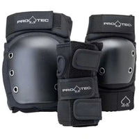 Protec Street Adult 3 Pack Protection - Black