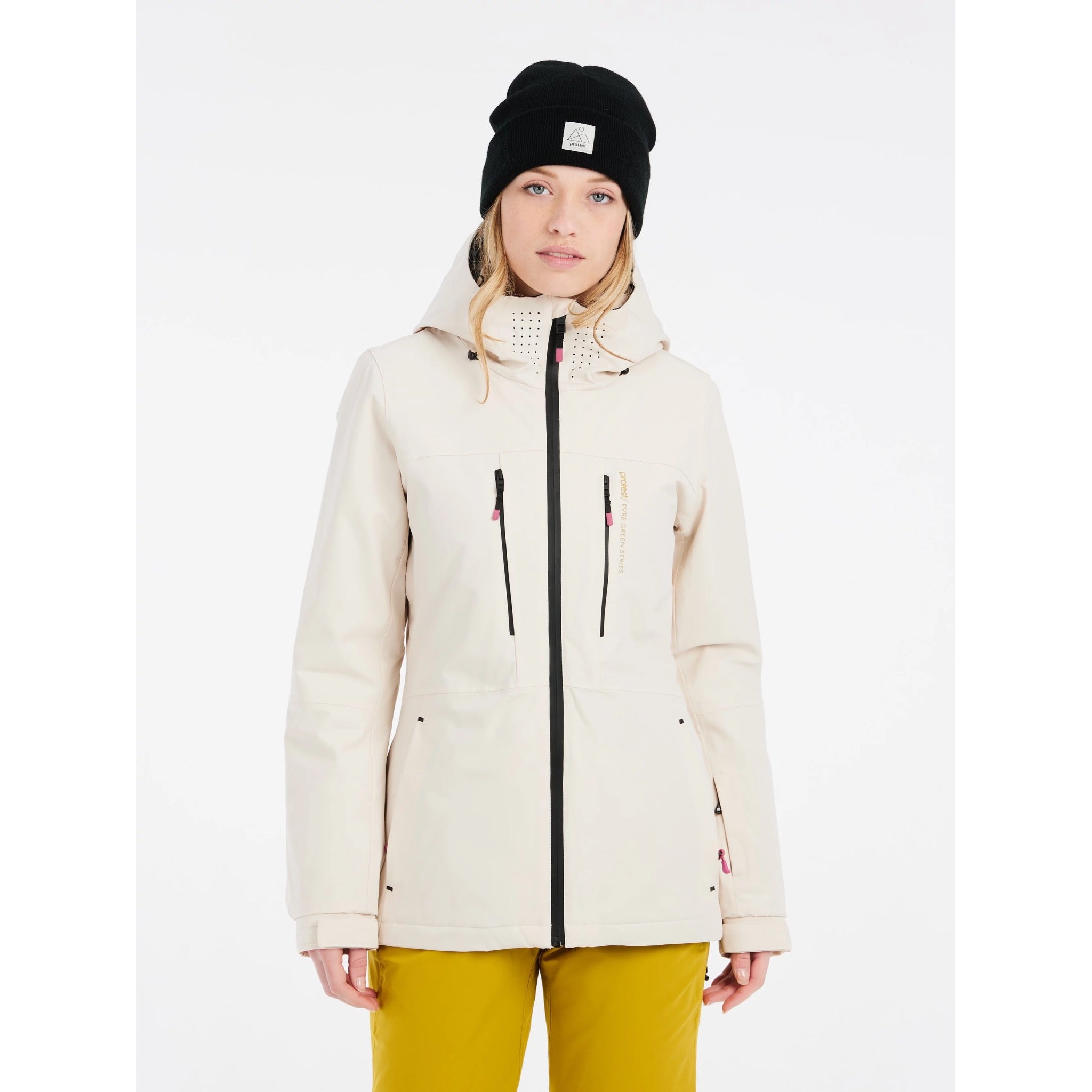 Veste de ski alpin PROTEST PRTBEVERLY snowjacket (Bamboo Beige) femme Veste de ski alpin PROTEST PRTBEVERLY snowjacket (Bamboo Beige) femme