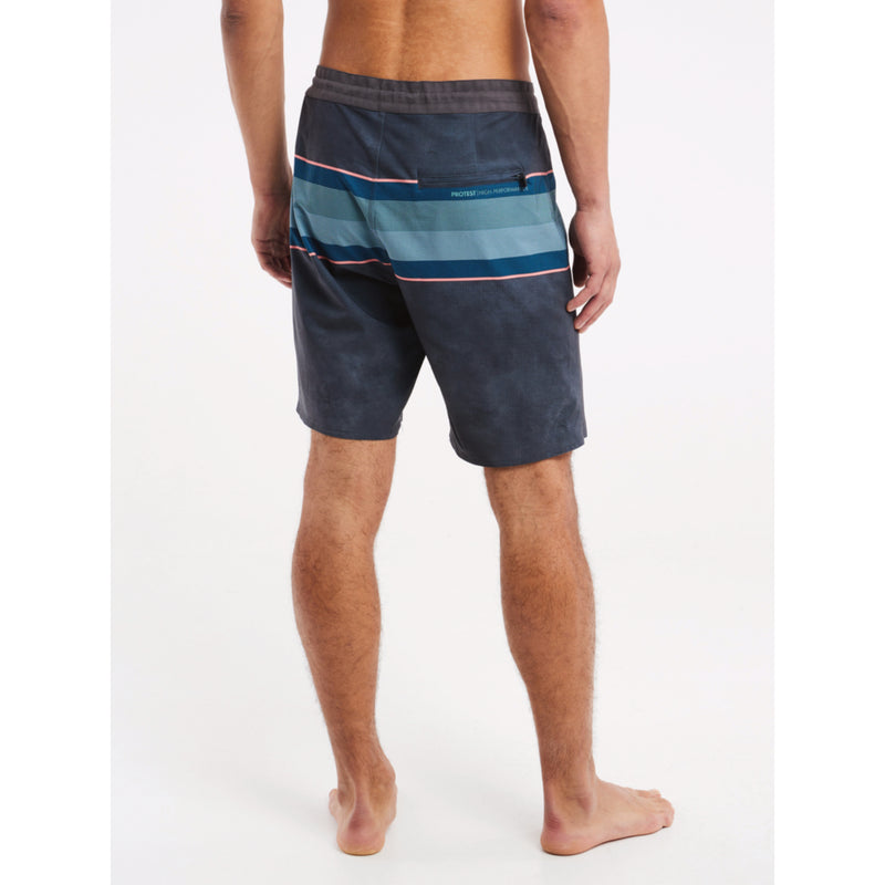 Protest Mens Aspri Beachshort - Deep Grey