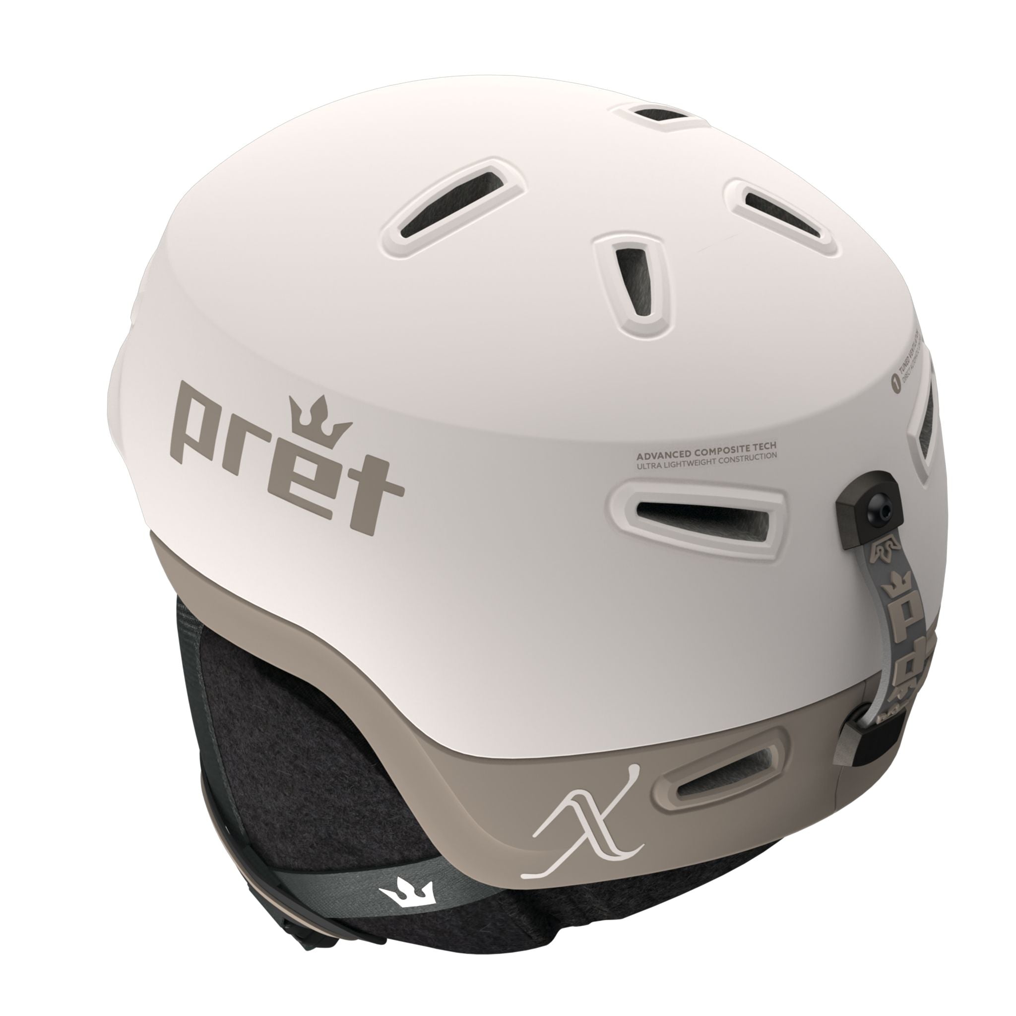 Chalk Pret W Sol X Helmet