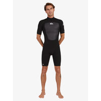 Quiksilver 2/2 Prologue Mens Back Zip Short Sleeve Springsuit