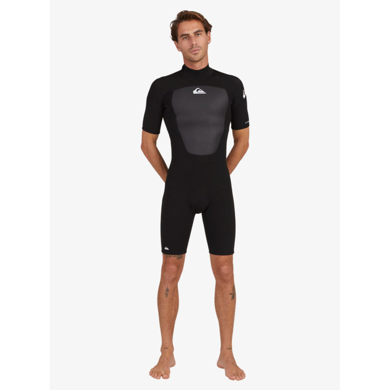 Quiksilver 2/2 Prologue Mens Back Zip Short Sleeve Springsuit