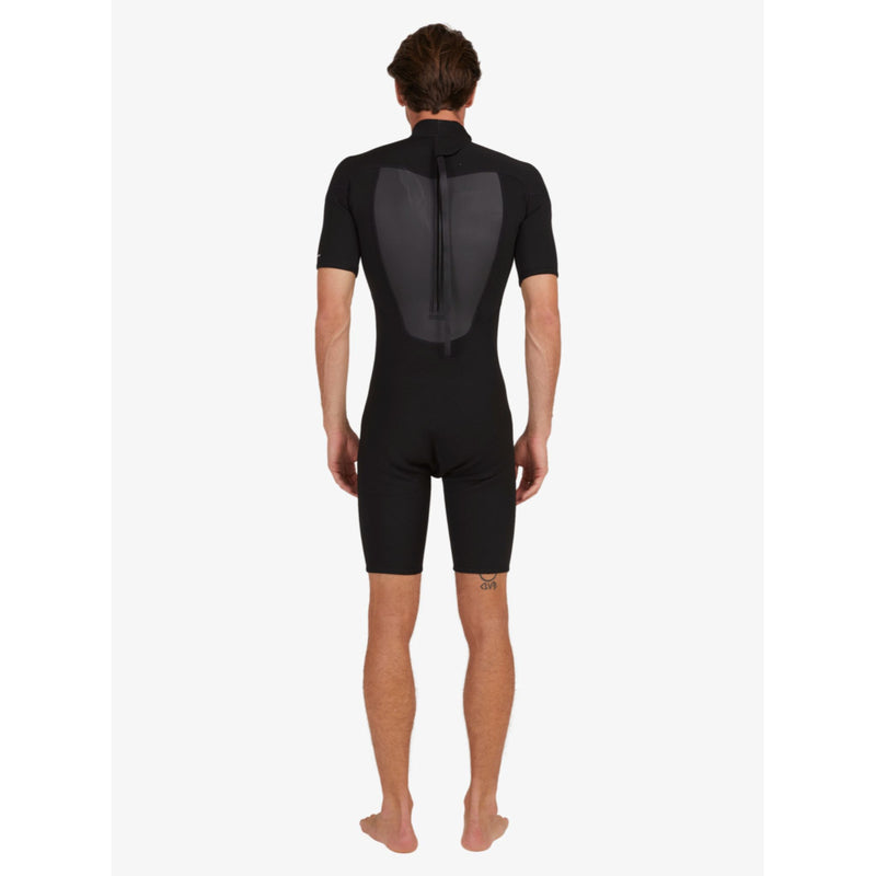 Quiksilver 2/2 Prologue Mens Back Zip Short Sleeve Springsuit