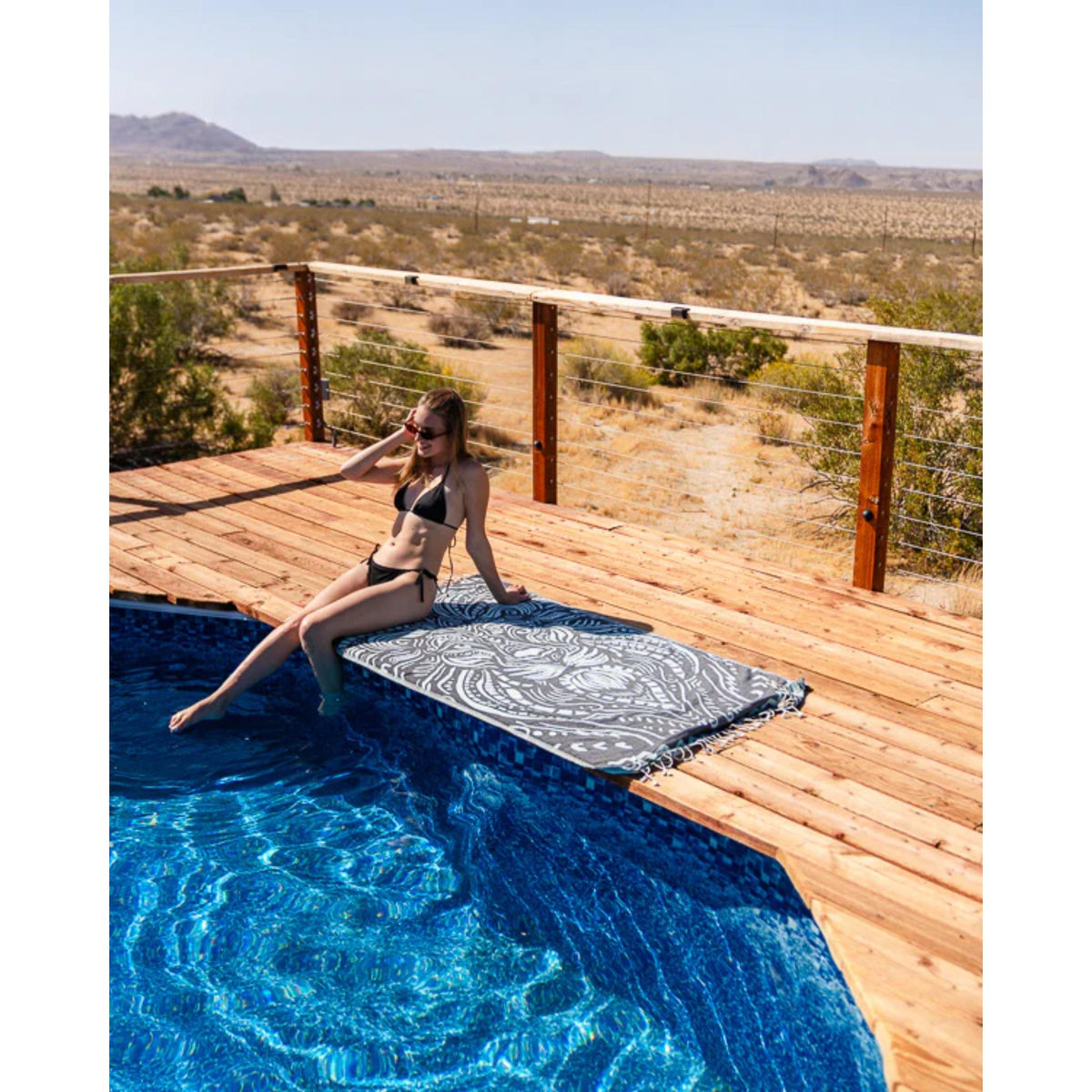 Sand Cloud Raj the Lion Beach Towel