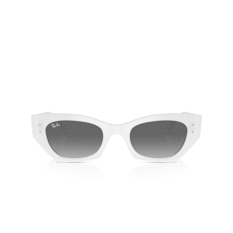 Ray-Ban Zena - White Snow w/Grey Gradient Lens