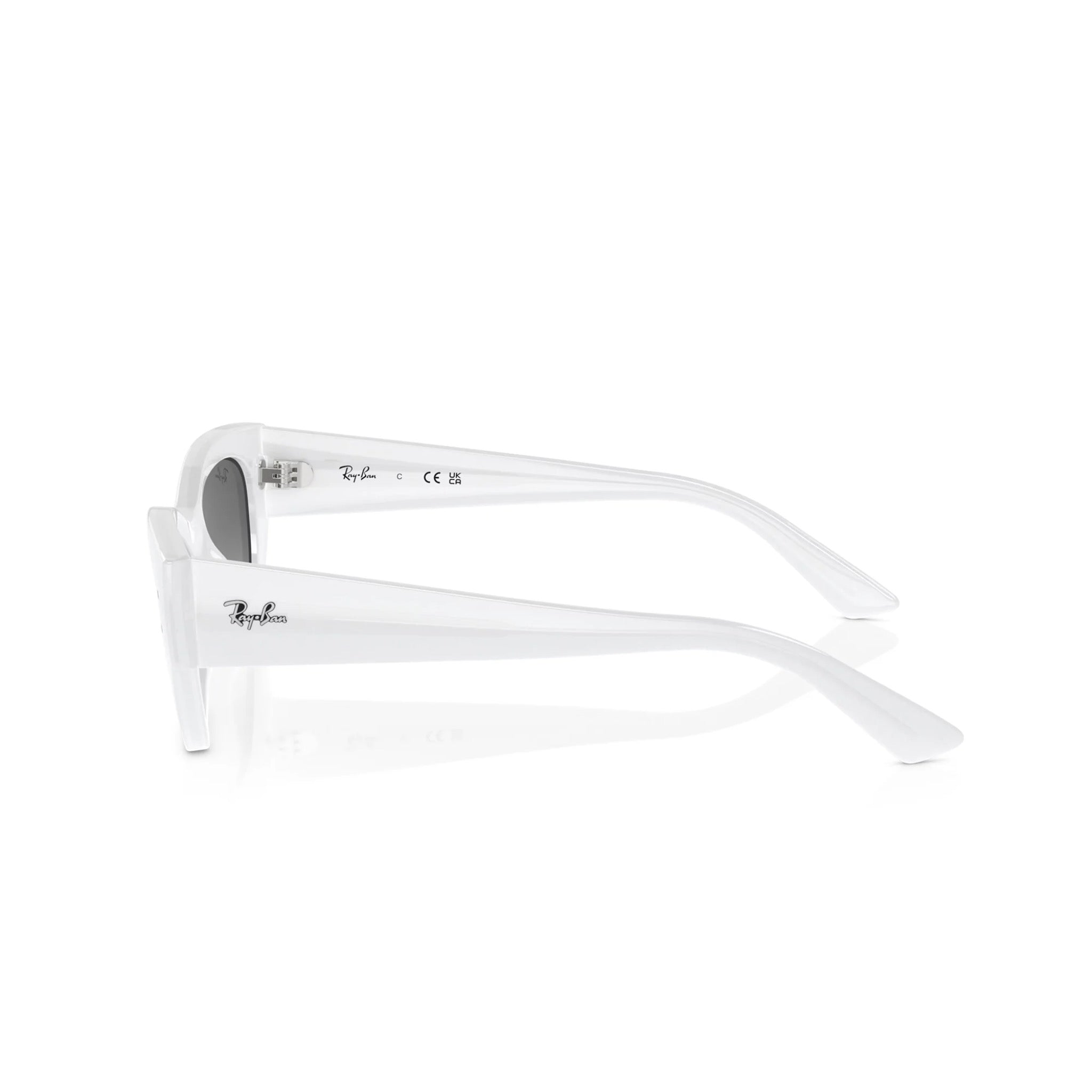 Ray-Ban Zena - White Snow w/Grey Gradient Lens