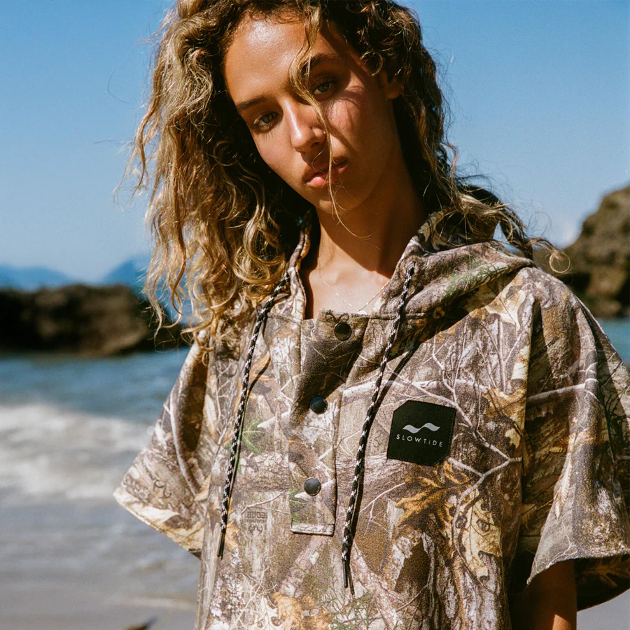 Slowtide Real Tree QD Poncho