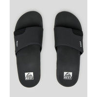 Reef Fanning Slide - Black Silver