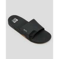 Reef Fanning Slide - Black Silver