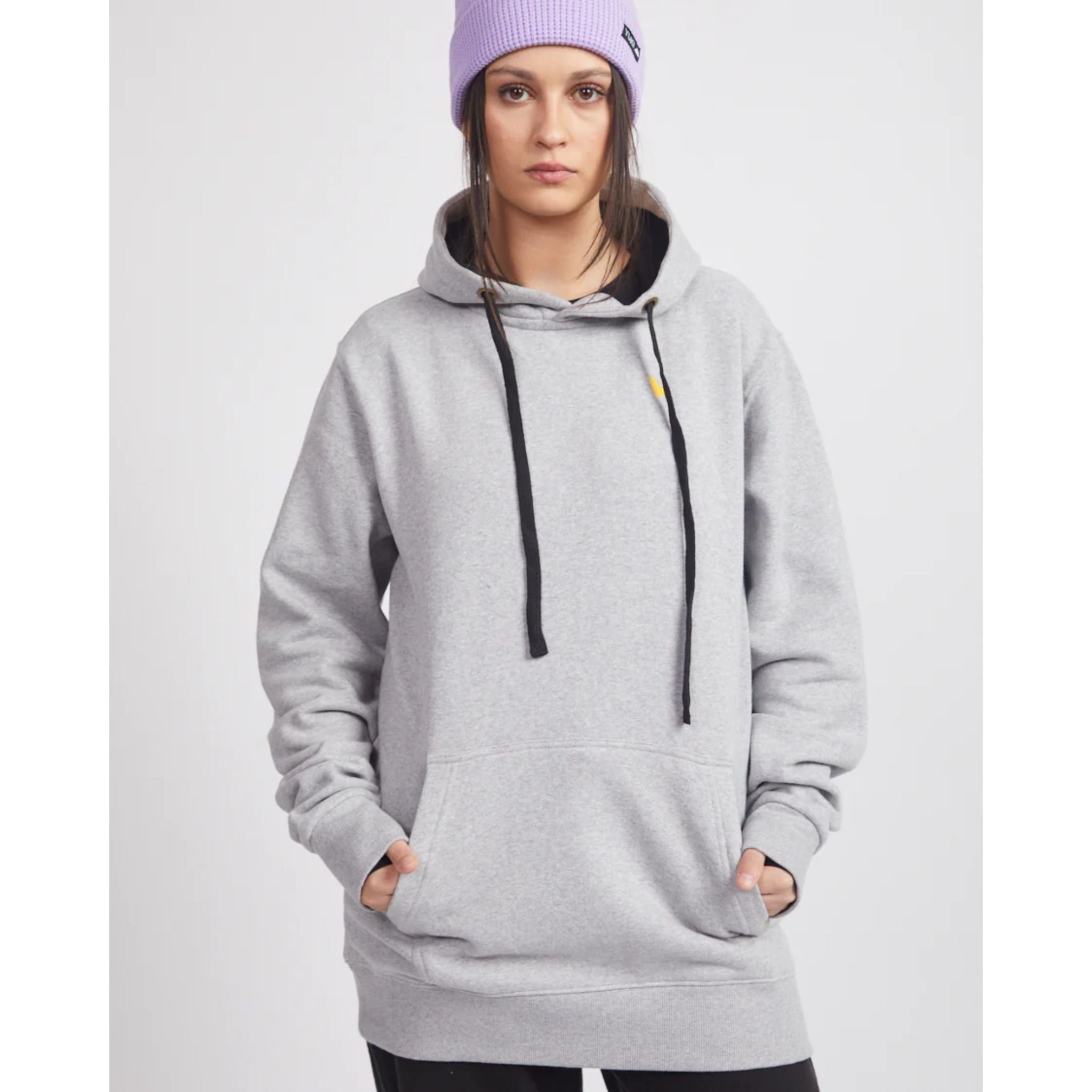 Yuki Relaxed Old Mate Hoodie - Grey Heather