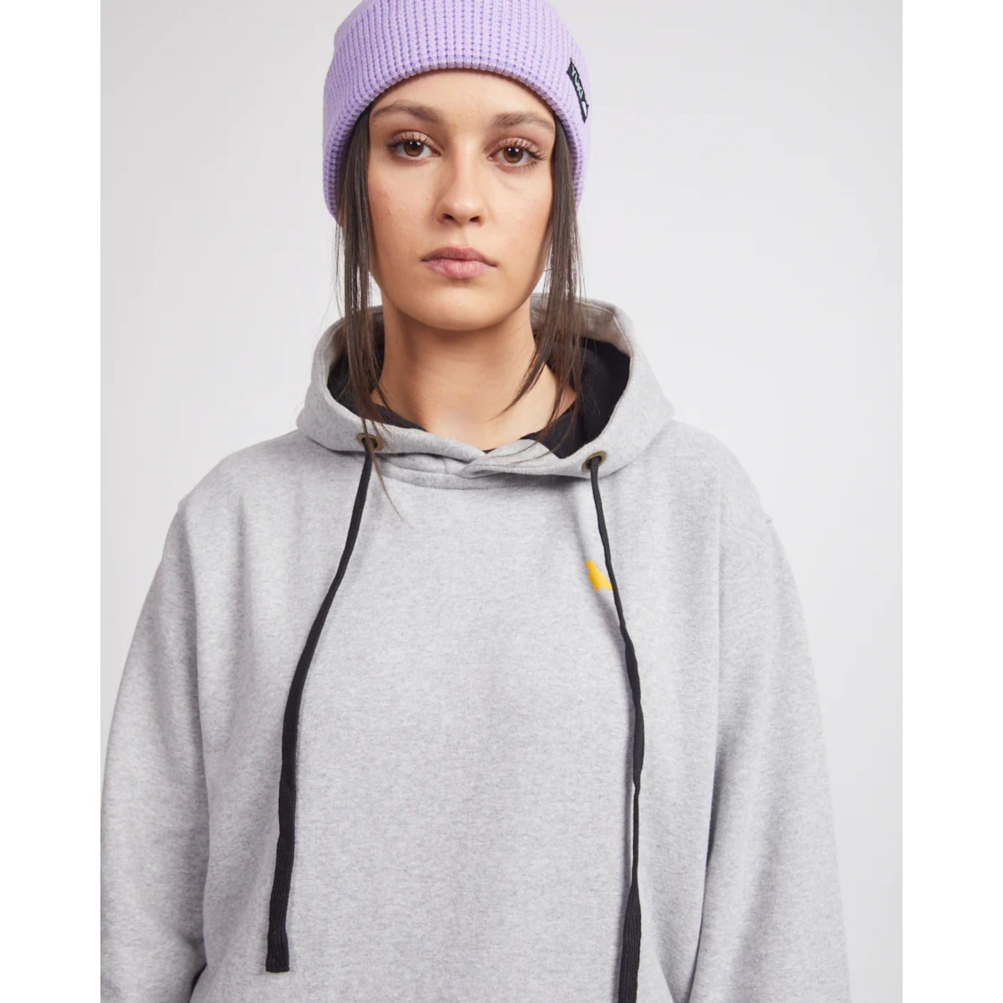 Yuki Relaxed Old Mate Hoodie - Grey Heather