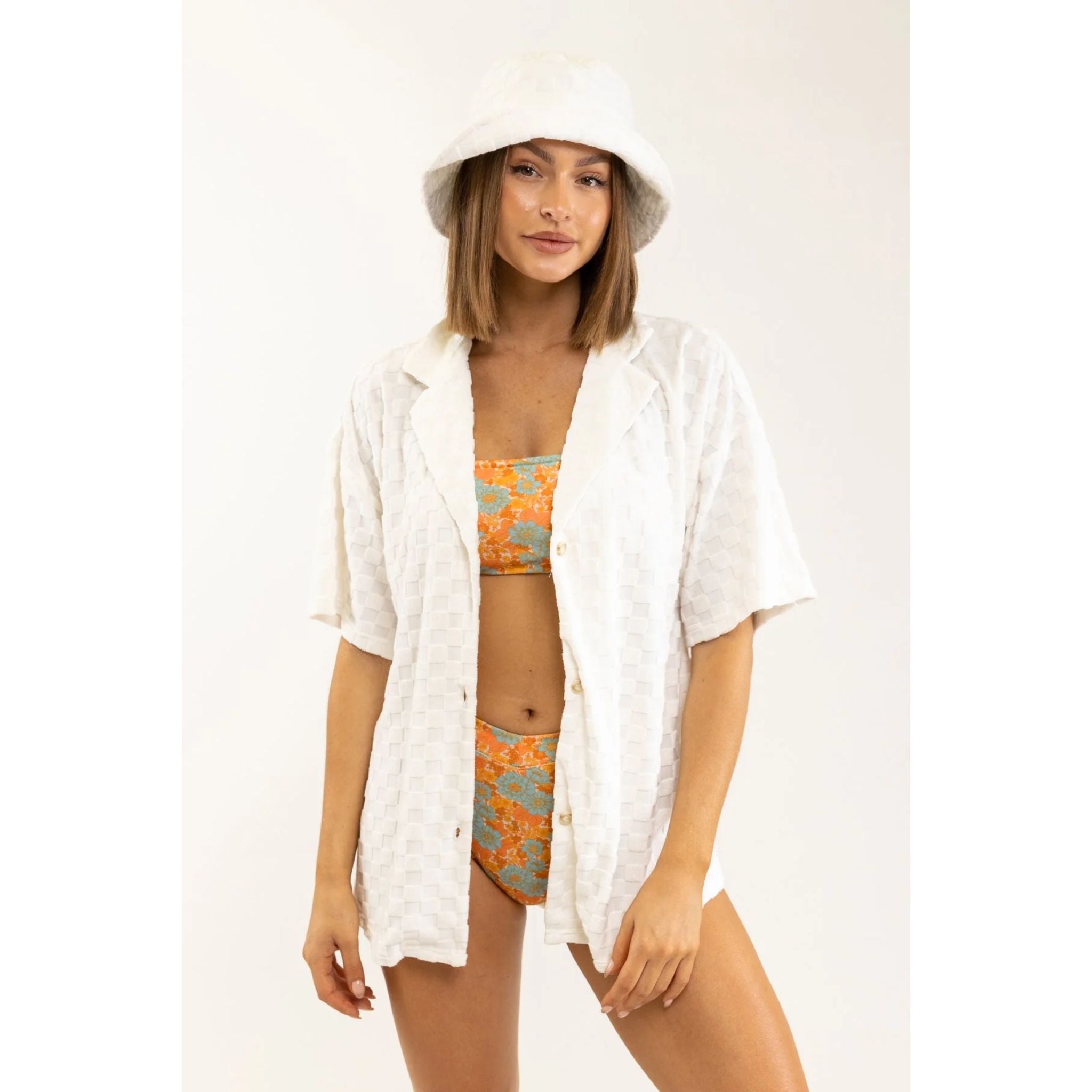 Rhythm Checker Terry Bucket Hat
