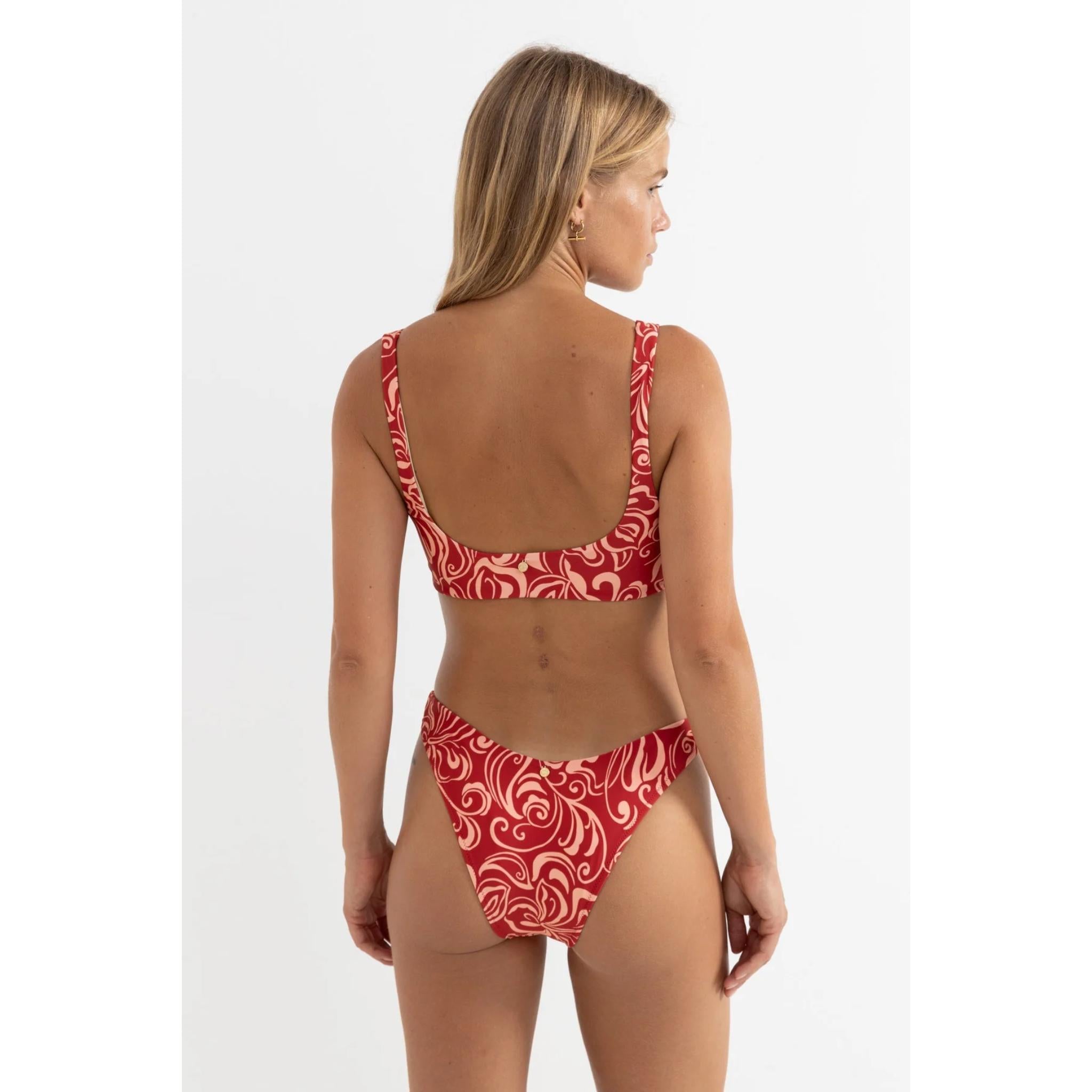 Rhythm Kai Floral High Cut Bikini Pant