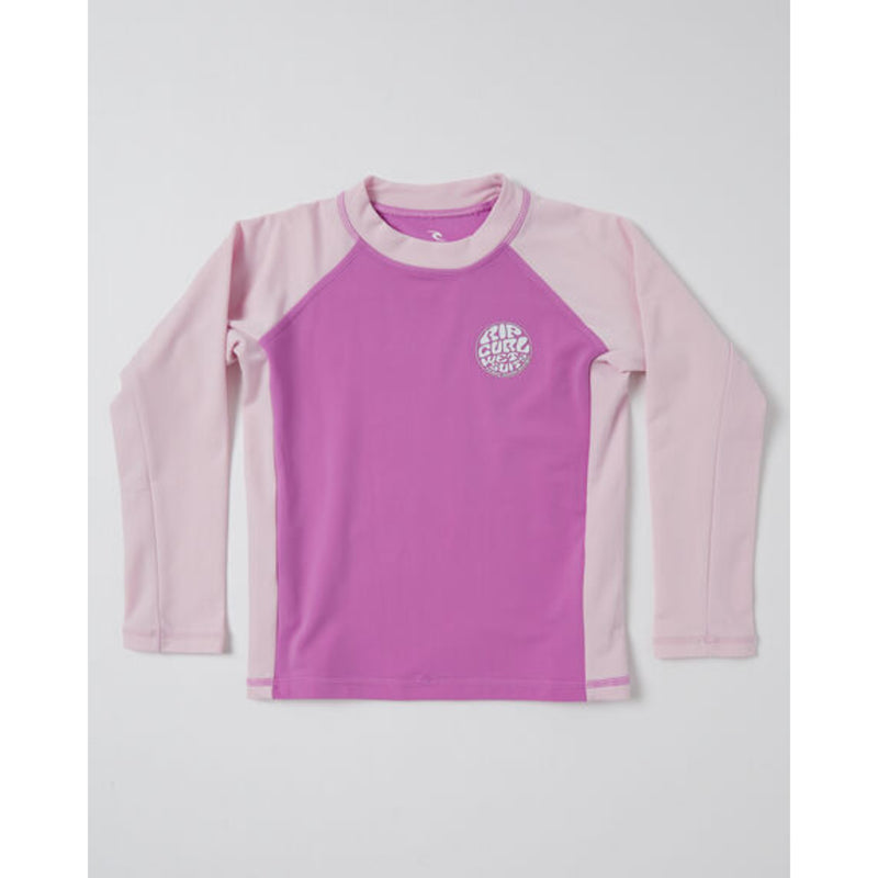 Rip Curl Girls Icons UV Brushed LS Rashie