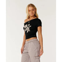 Rip Curl Echo Wave Off Shoulder Tee