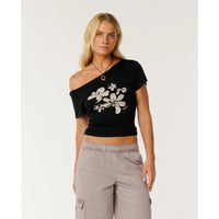 Rip Curl Echo Wave Off Shoulder Tee