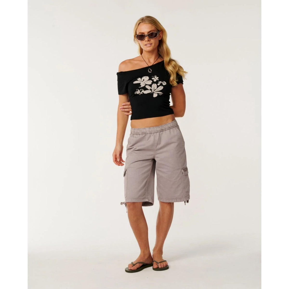 Rip Curl Echo Wave Off Shoulder Tee