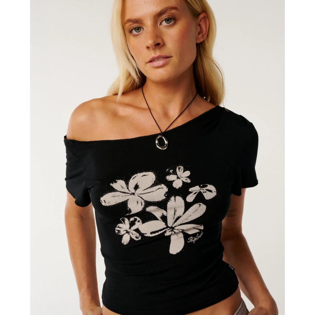 Rip Curl Echo Wave Off Shoulder Tee