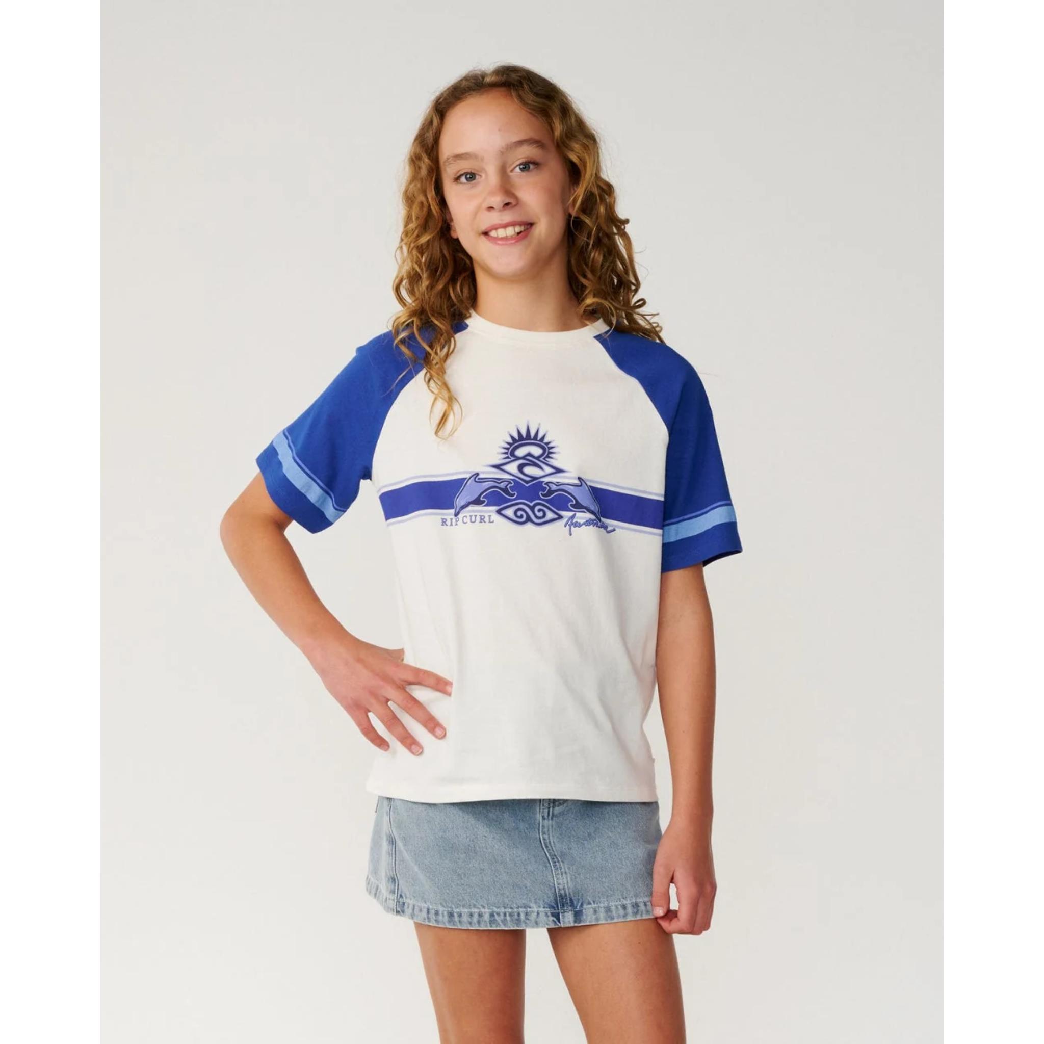 Rip Curl Girls Dolphin Archive Relaxed Tee