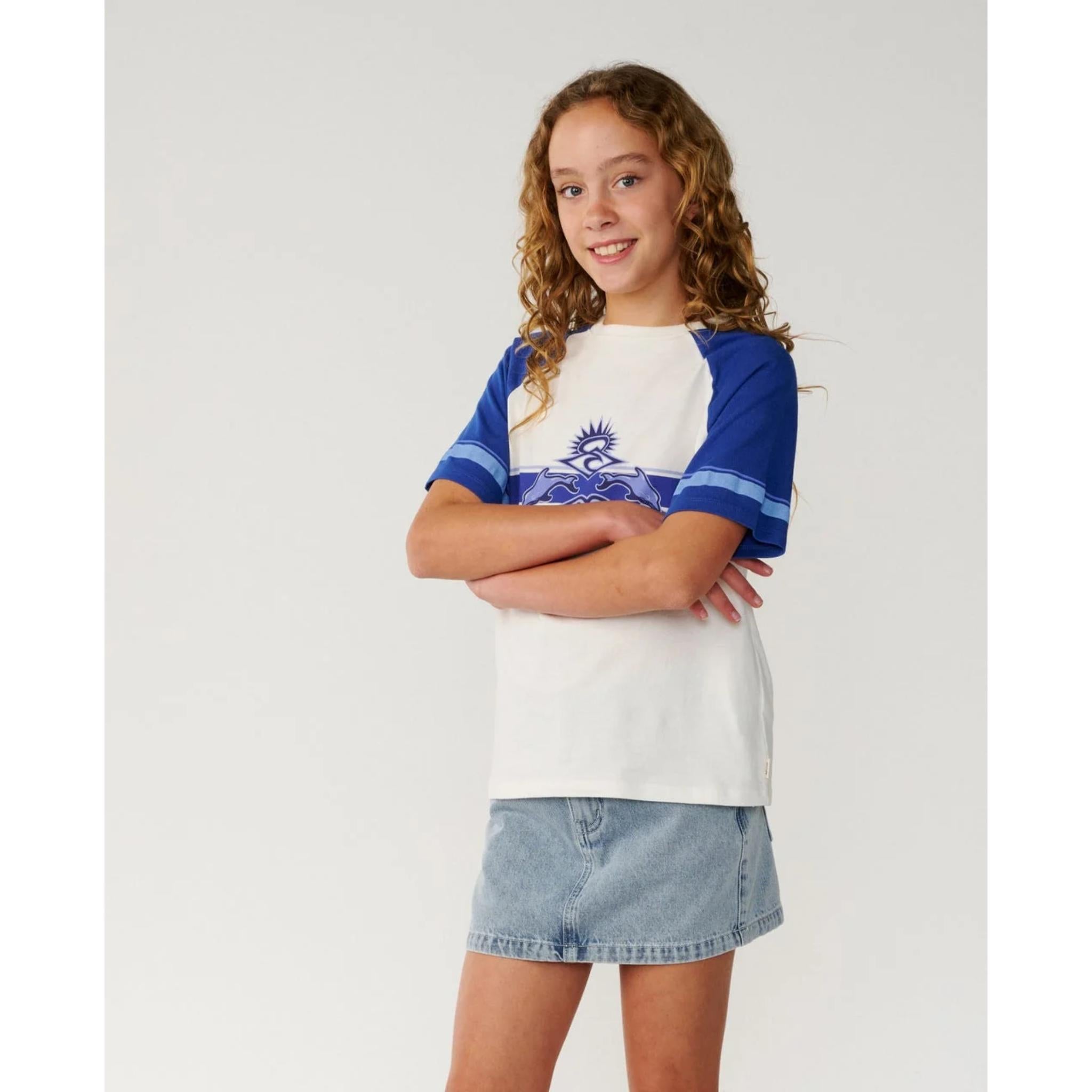 Rip Curl Girls Dolphin Archive Relaxed Tee