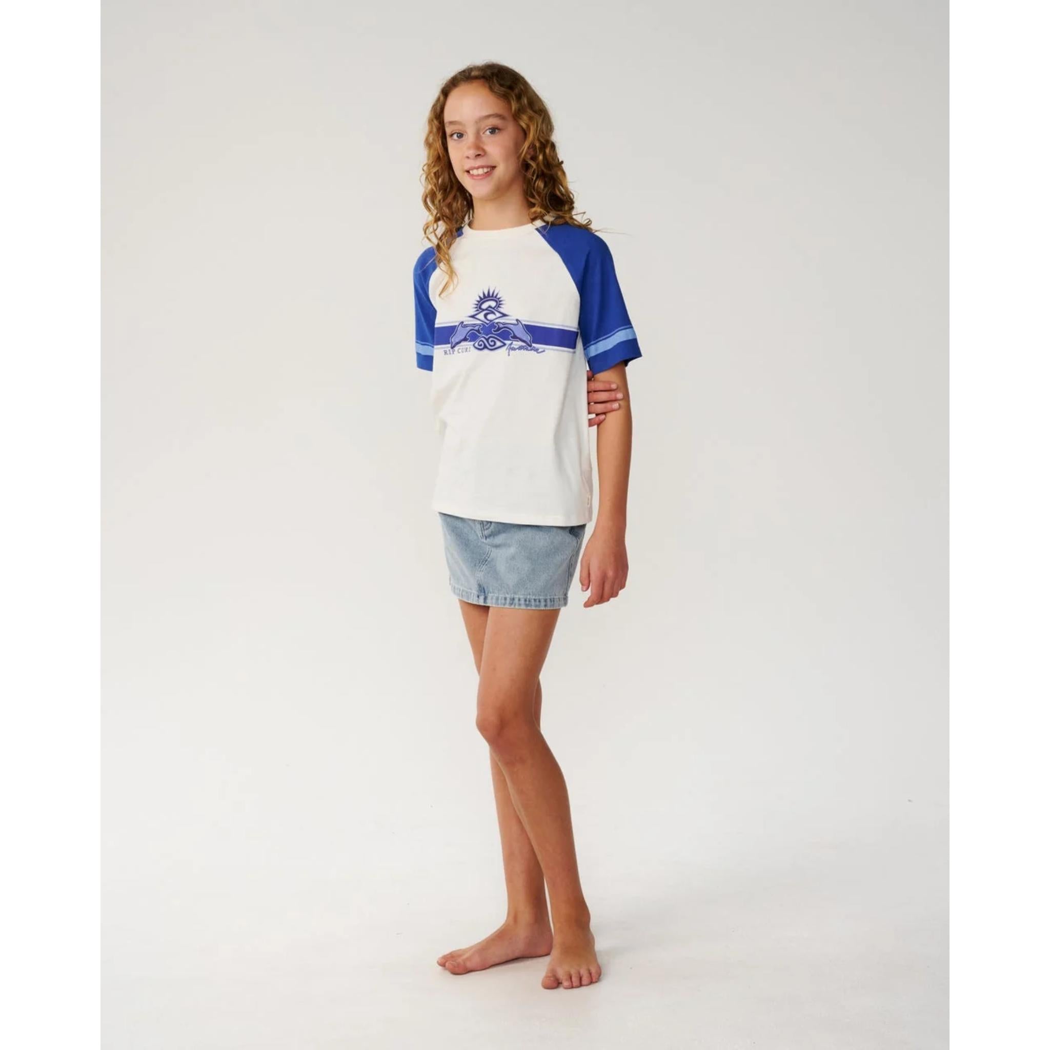 Rip Curl Girls Dolphin Archive Relaxed Tee