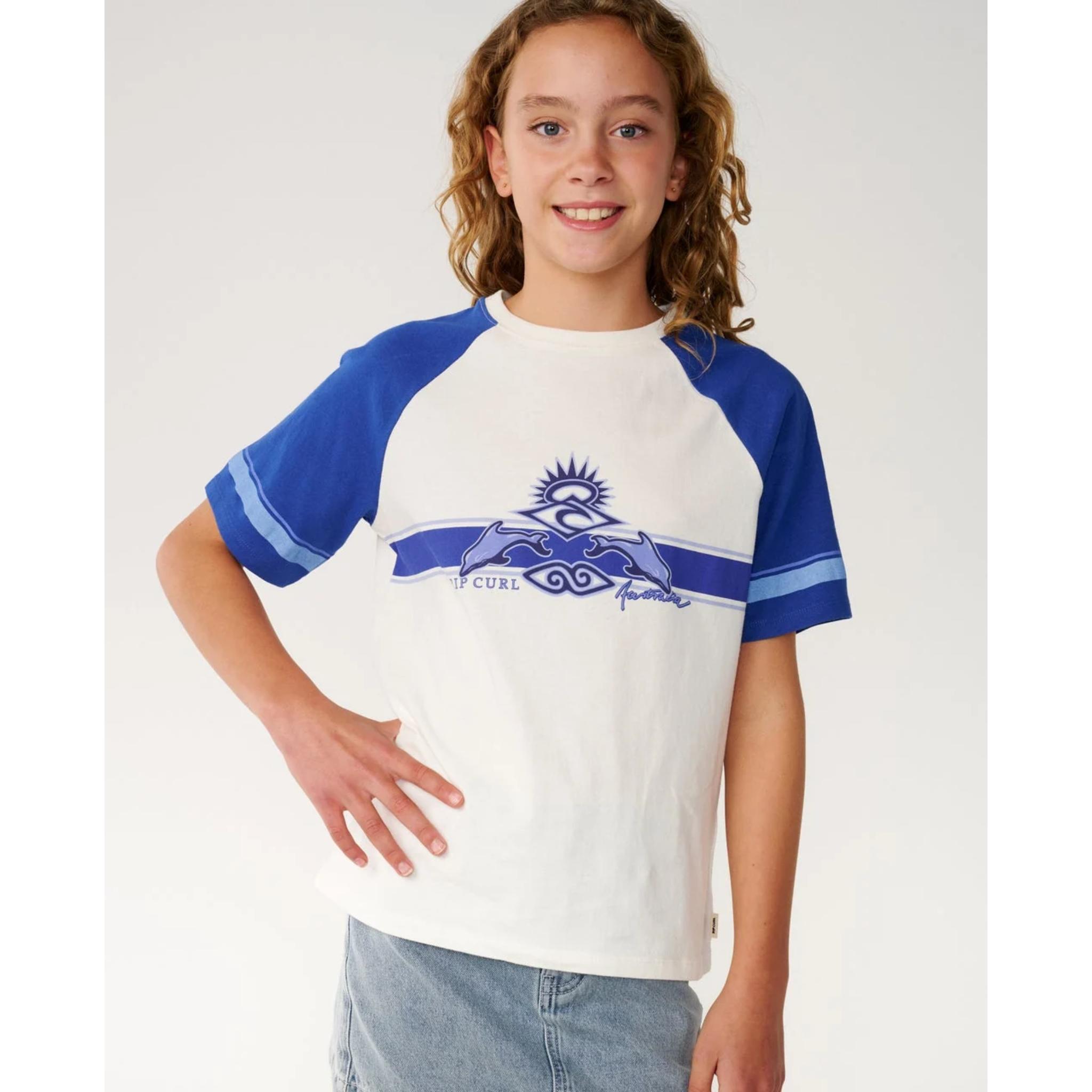 Rip Curl Girls Dolphin Archive Relaxed Tee