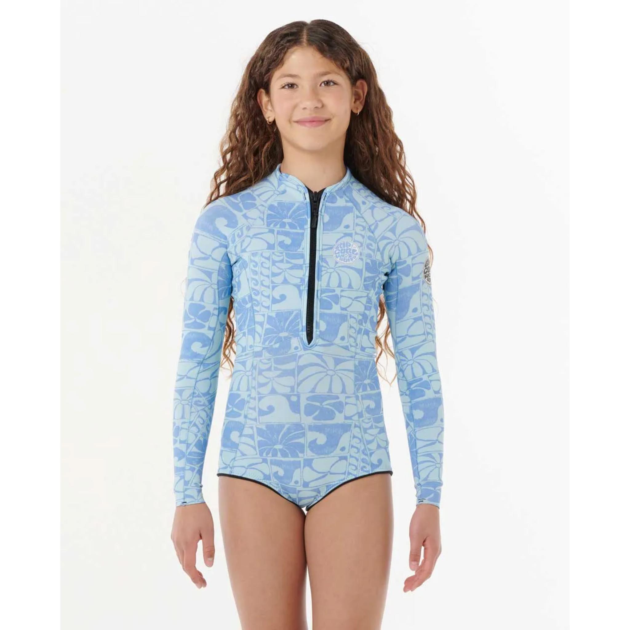 Rip Curl Kids G-Bomb 1.5mm Front Zip Long Sleeve Springsuit