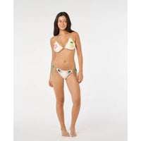 Rip Curl Luau Crochet Tie Side Cheeky Bikini Bottom