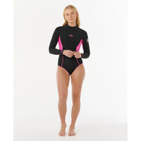 Rip Curl Stephanie Gilmore G-Bomb 1.5mm Long Sleeve Back Zip Good Coverage Springsuit