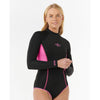 Rip Curl Stephanie Gilmore G-Bomb 1.5mm Long Sleeve Back Zip Good Coverage Springsuit