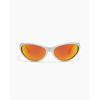Ritual Morphine Sunglasses - Matte Chrome/Orange Reflective Polar