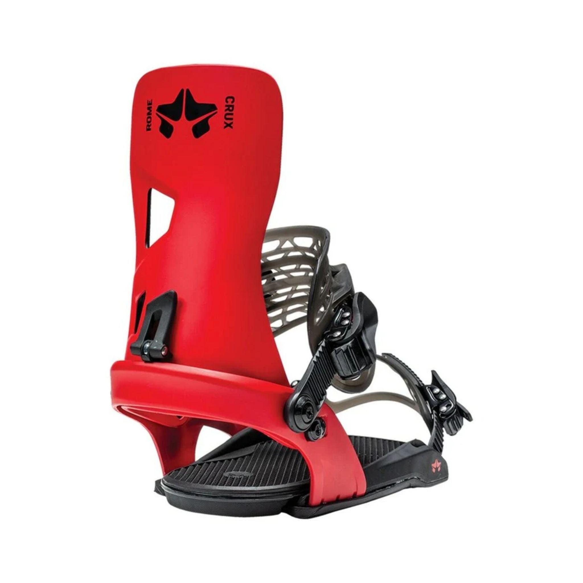 rome crux snowboard binding Rome Crux Snowboard Binding - Red (RED)