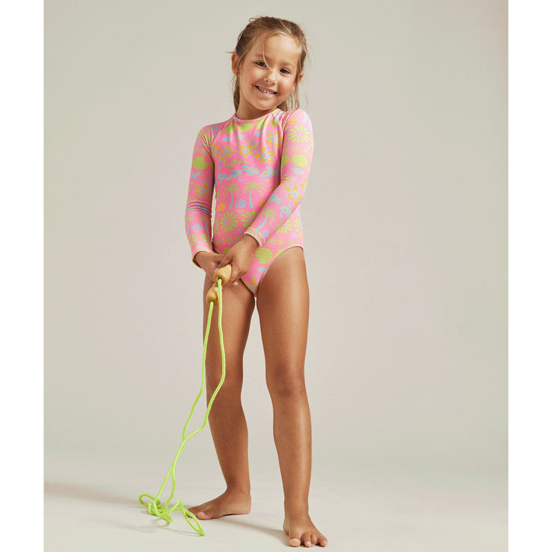 Roxy Girls Swimwear Beach day Together Swimsuit 