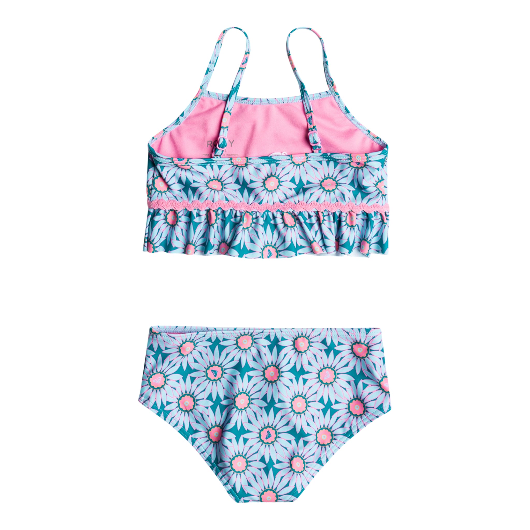 Roxy Girls Bold Florals Crop Top Set