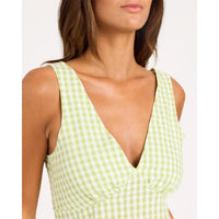 Roxy Charlie Check Mini Dress