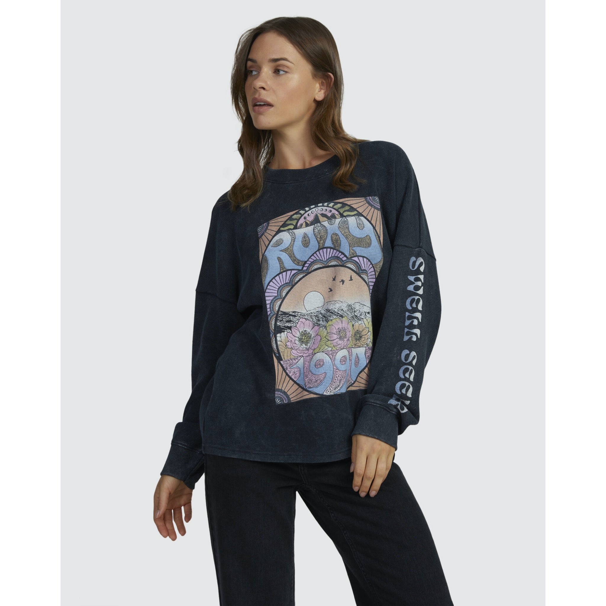 Roxy East Side Midweight Long-Sleeve Sweatshirt